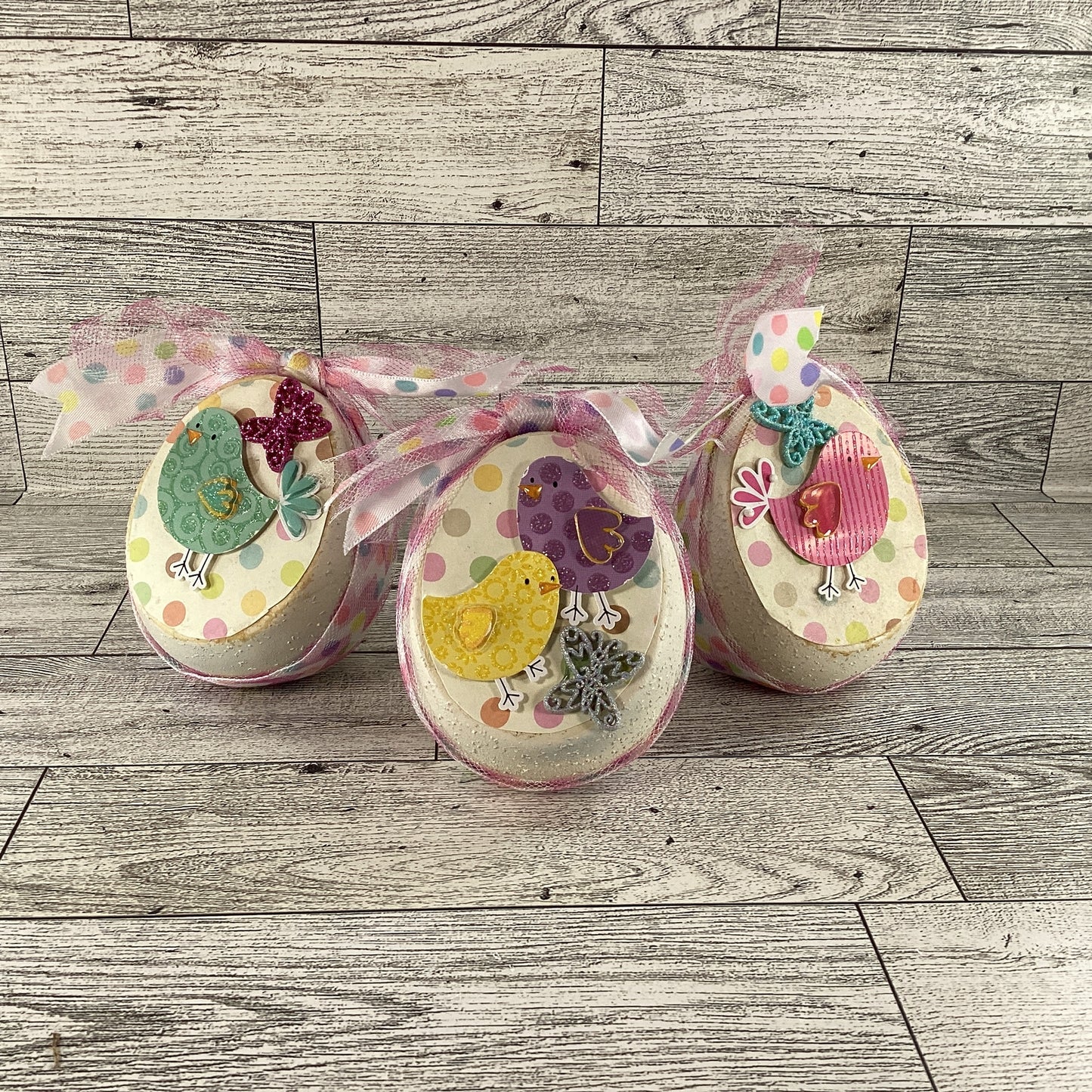 AGD Easter Decor - Cute Lambs Sheep Ceramic Eggs Tier Tray 3pc Set