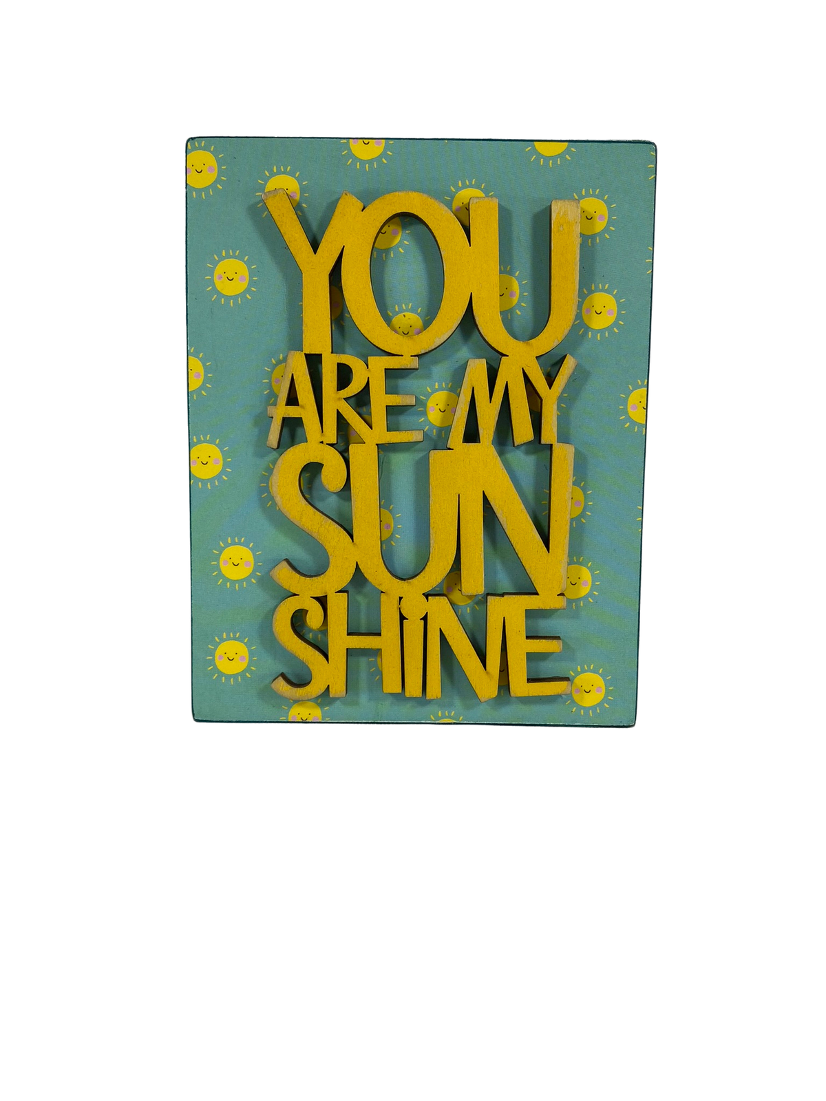 AGD Summer Decor - You Are My Sunshine Reversible Block Sign