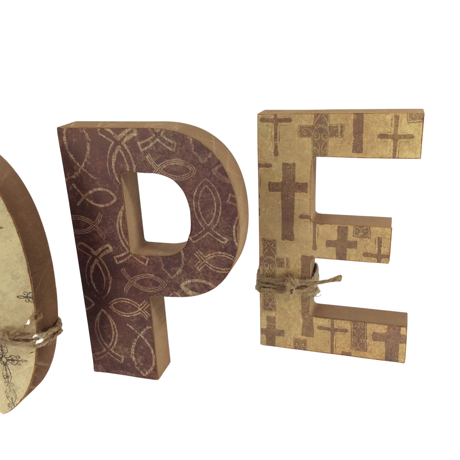 AGD Home Decor - Cross Faith-Base Chunky HOPE Letters Display