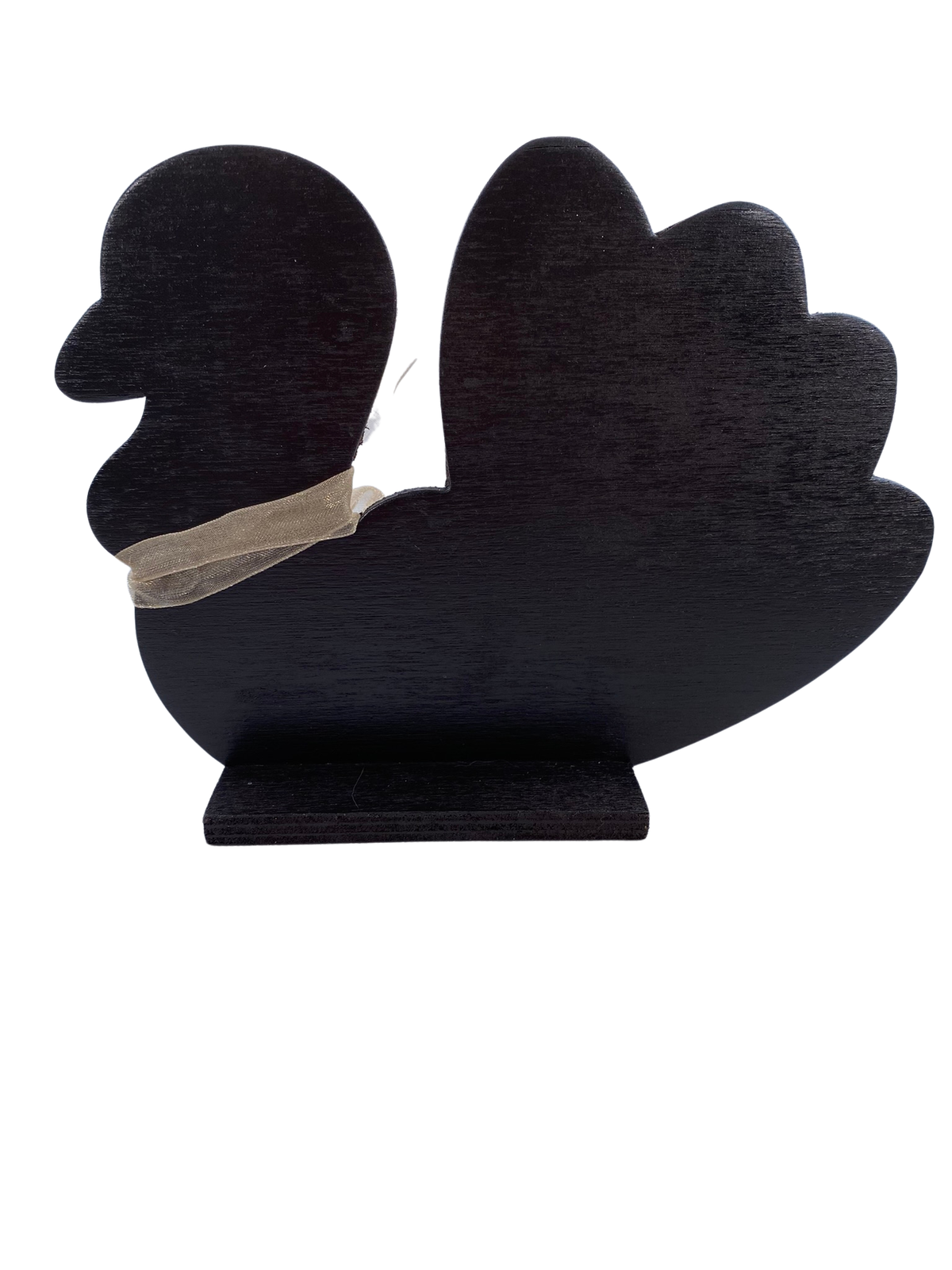 AGD Fall Decor - God is my Refuge Small Wood Turkey