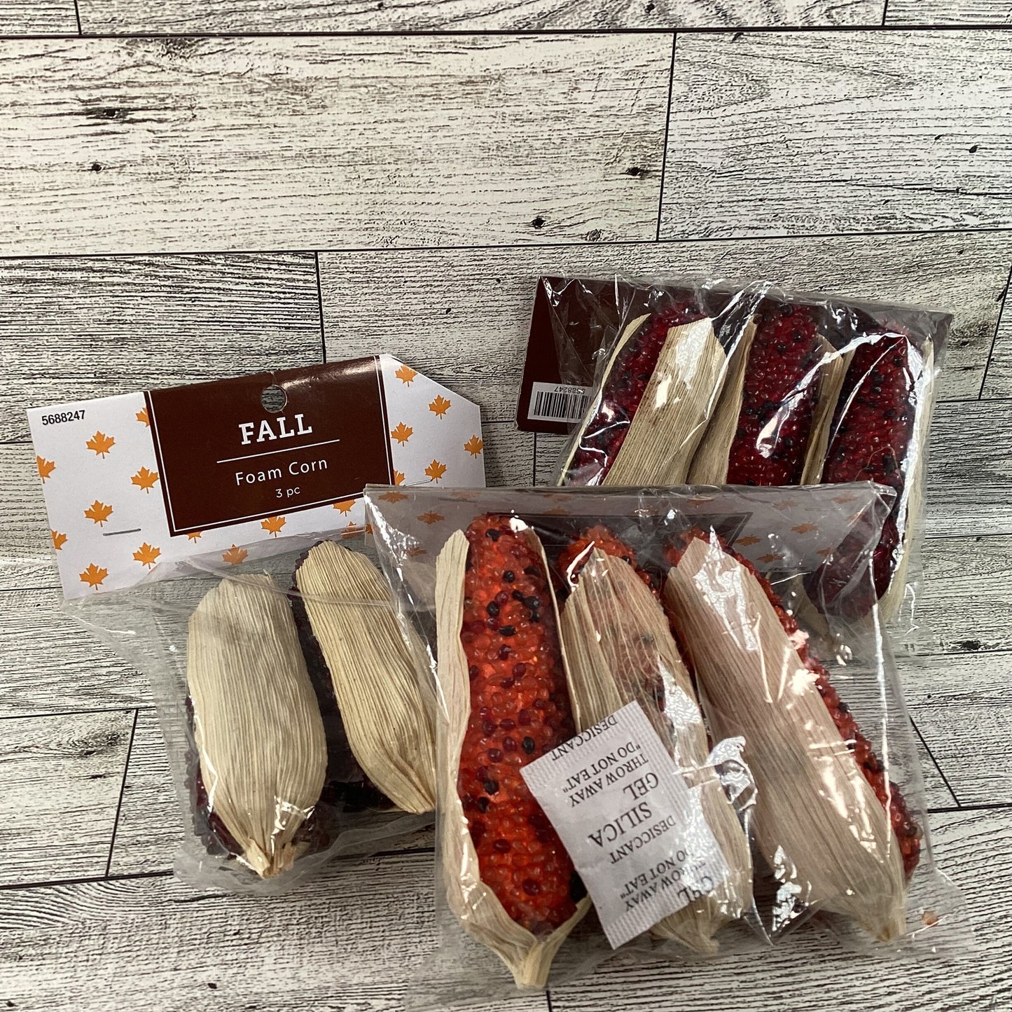 HL Fall Craft Supply - NEW Small Beaded Corn on the Cob 3pks