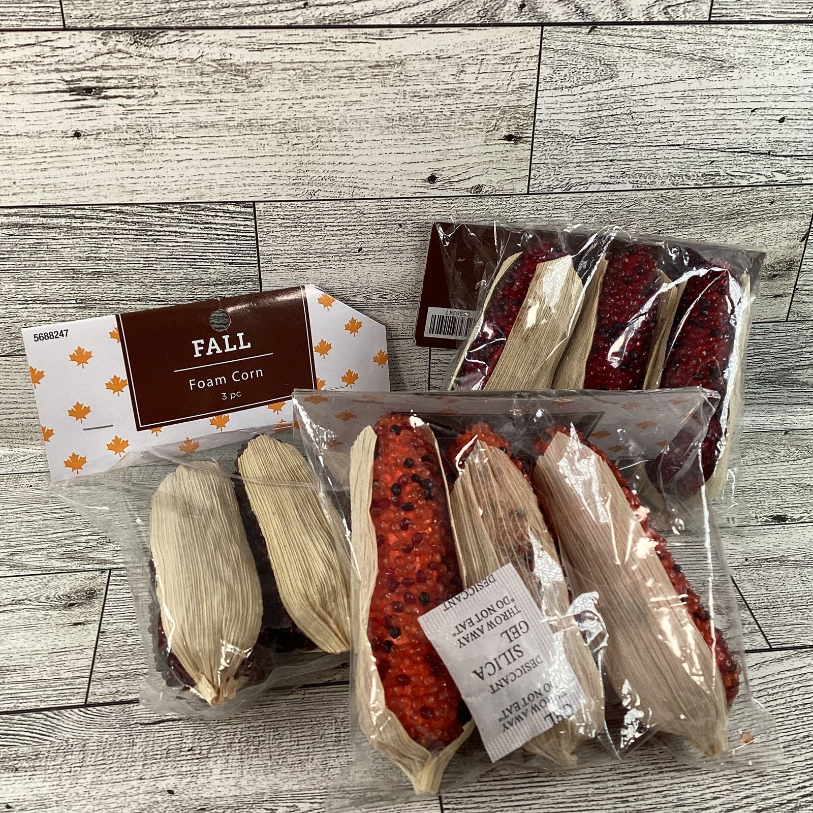 HL Fall Craft Supply - NEW Small Beaded Corn on the Cob 3pks