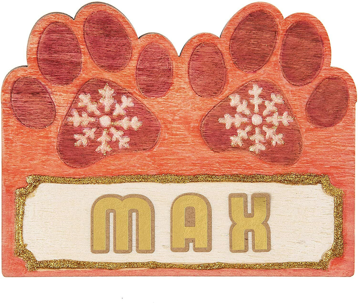 Darice Craft Supply - Wood Dog Theme Unfinished Wood Ornaments 4pc