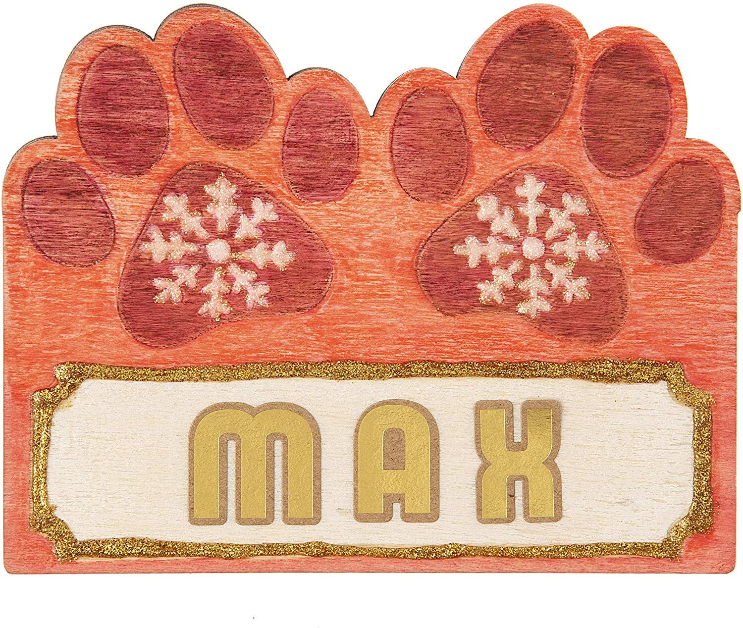 Darice Craft Supply - Wood Dog Theme Unfinished Wood Ornaments 4pc