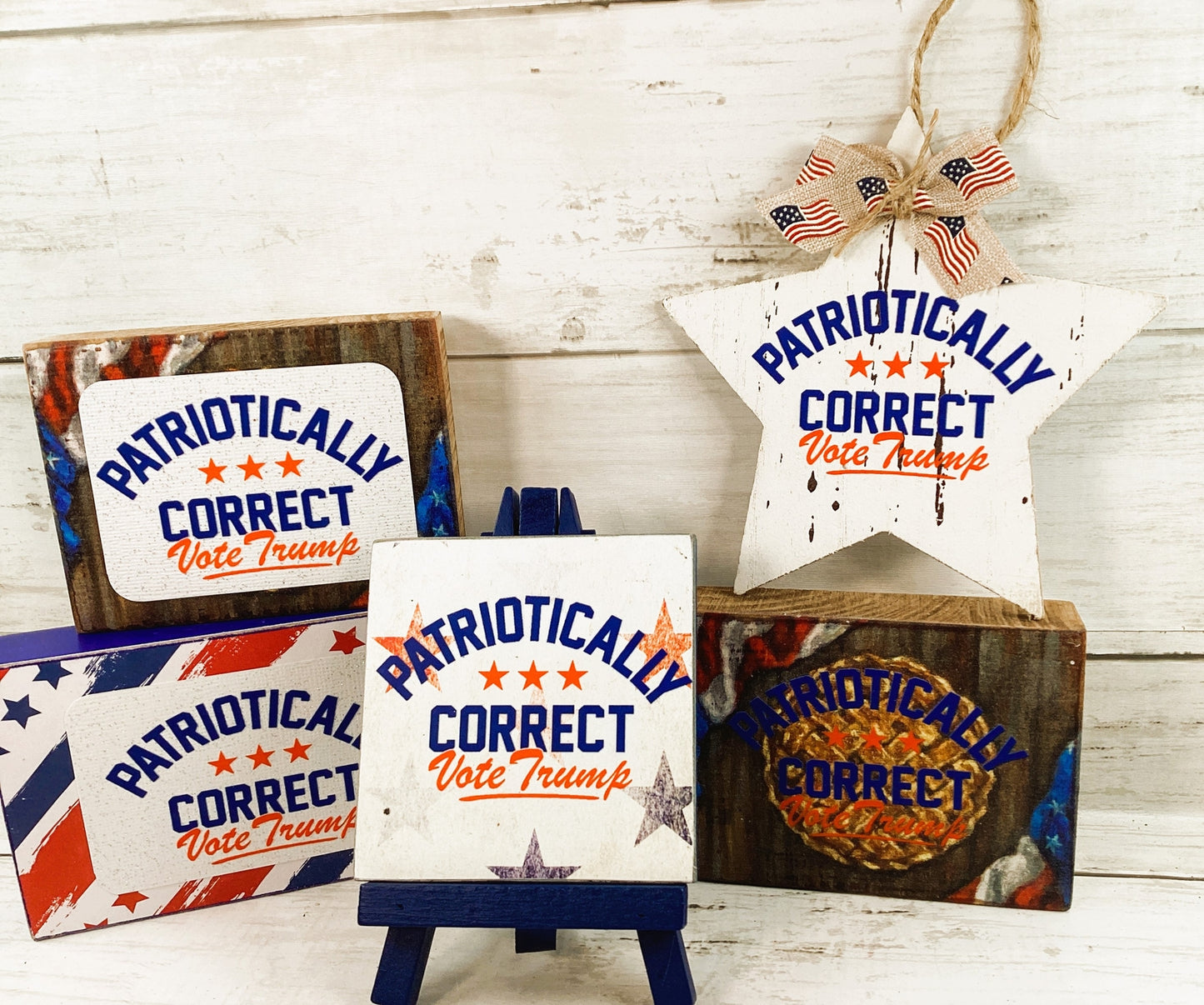 AGD Patriotic Decor - MAGA Patriotically Correct Vote Trump Decor