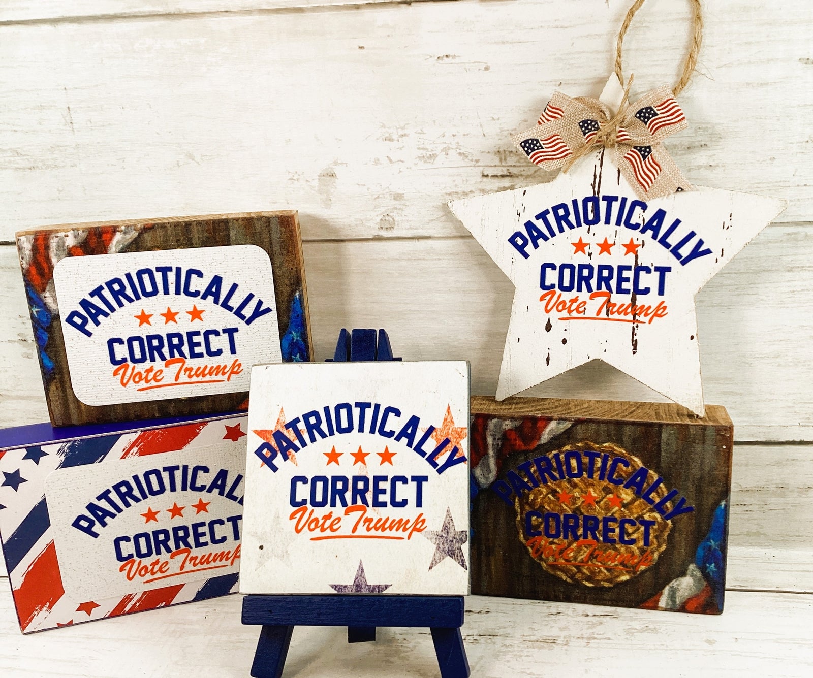 AGD Patriotic Decor - MAGA Patriotically Correct Vote Trump Decor