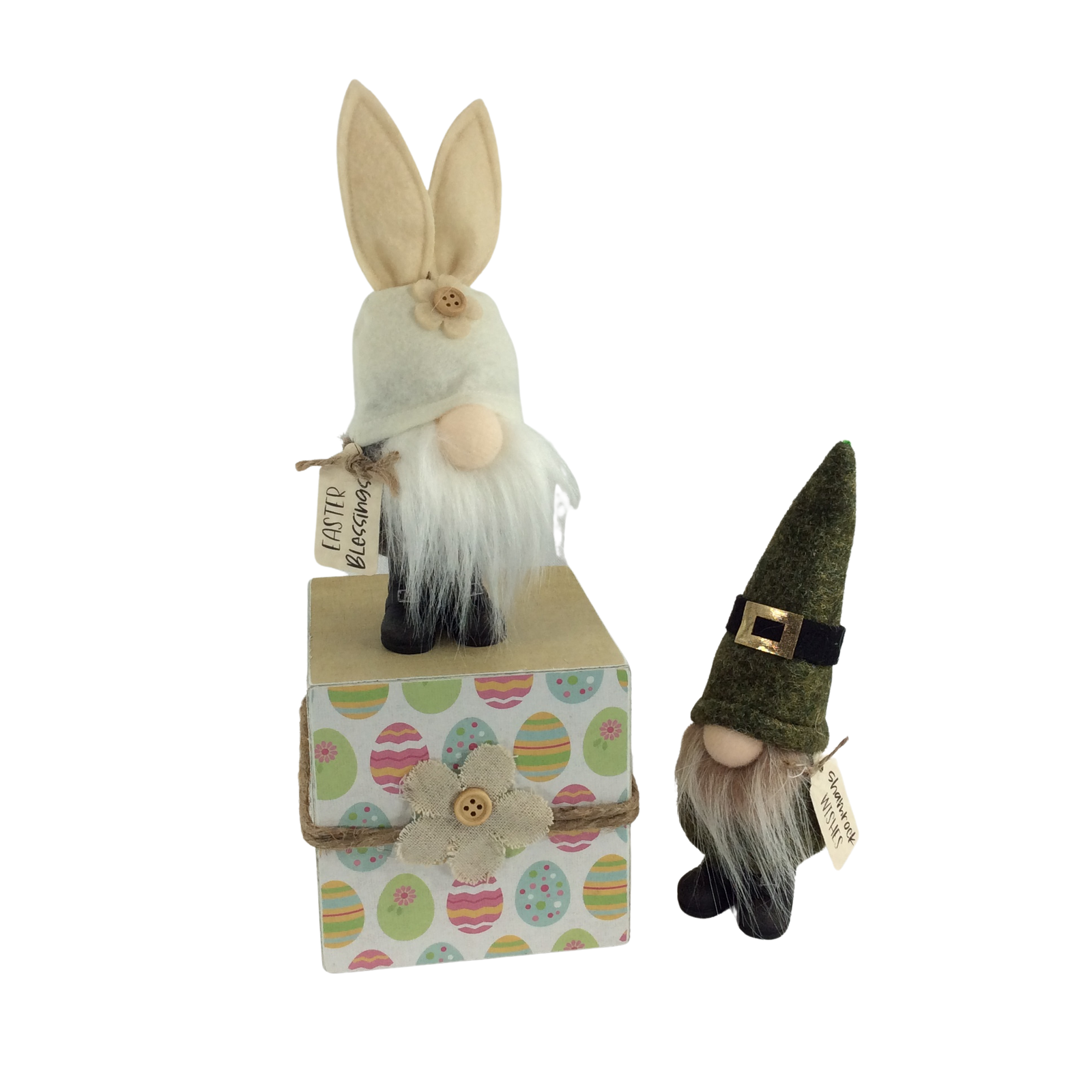 AGD St Patrick Decor - Reversible Easter Saint Patrick's Day Gnomes