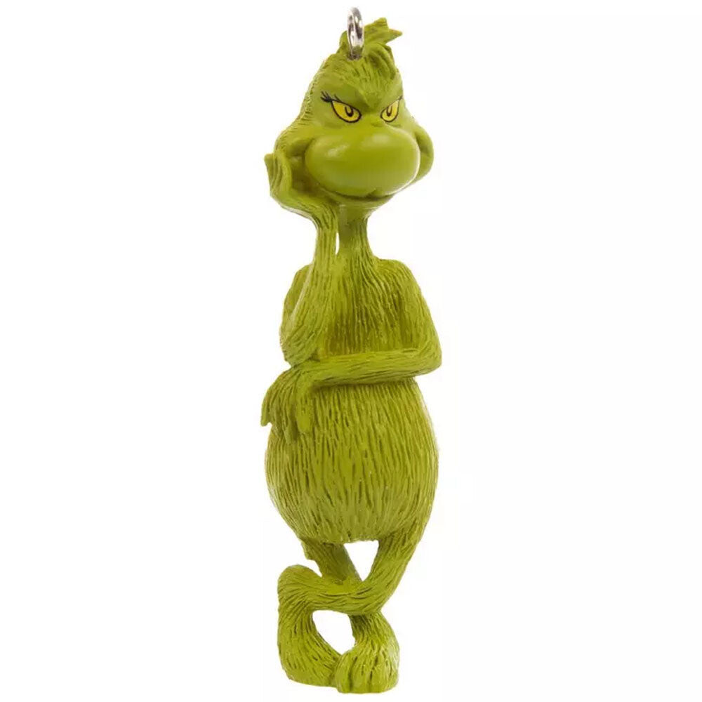 Hallmark Christmas Decor - Dr Seuss Grinch Lu Max 3-D Ornaments 2pc Set