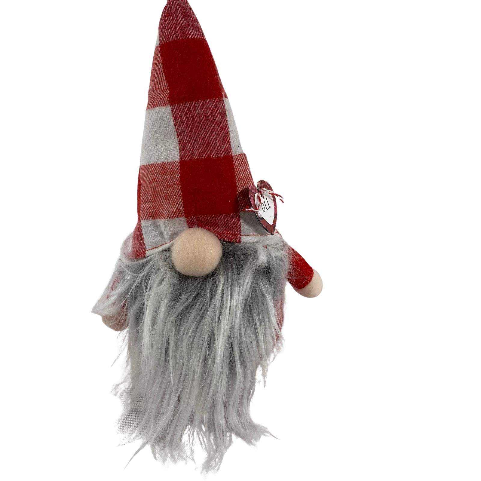 AGD Valentines Decor - Ole Lena Fabric Gnomes Faith Hope Love Heart 3pc