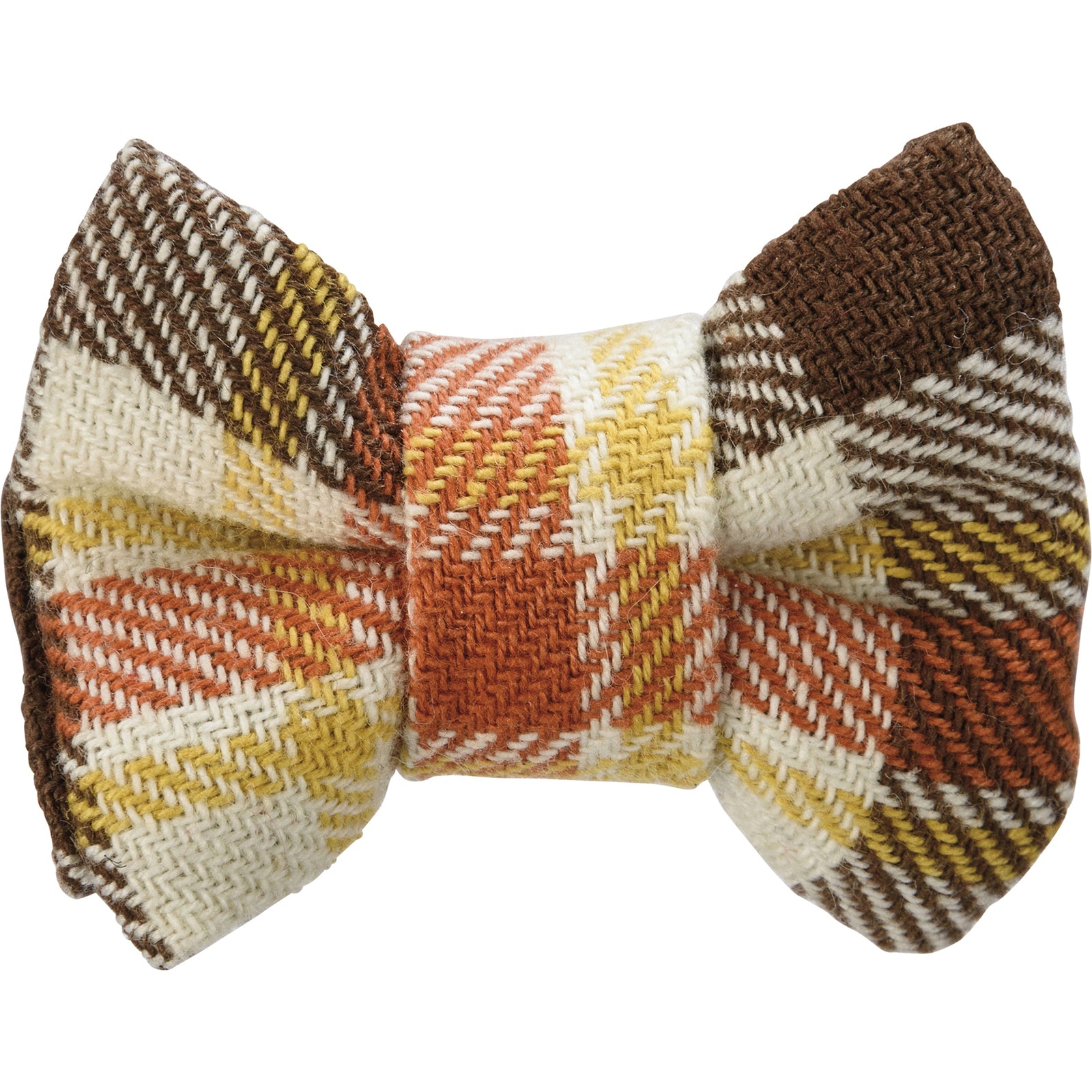PBK Fall Pet Supply - SMALL DOG Harvest Autumn Plaid Bow Ties 3pc Set