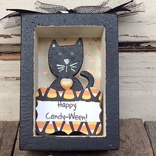 AGD Halloween Decor - Happy Candy-Ween Box Sign