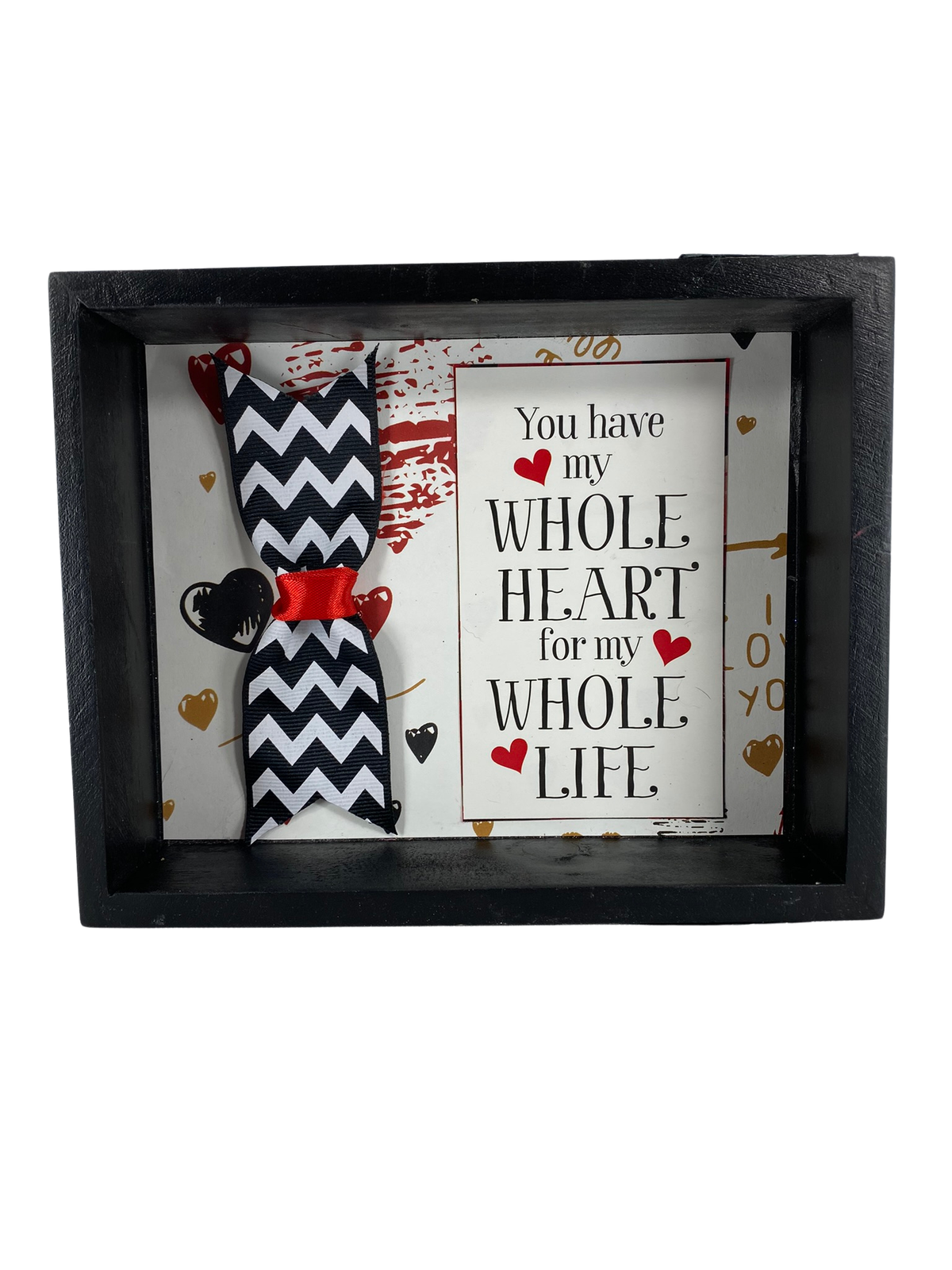AGD Valentines Decor - So Many Smiles Begin With You Reversible Box Sign