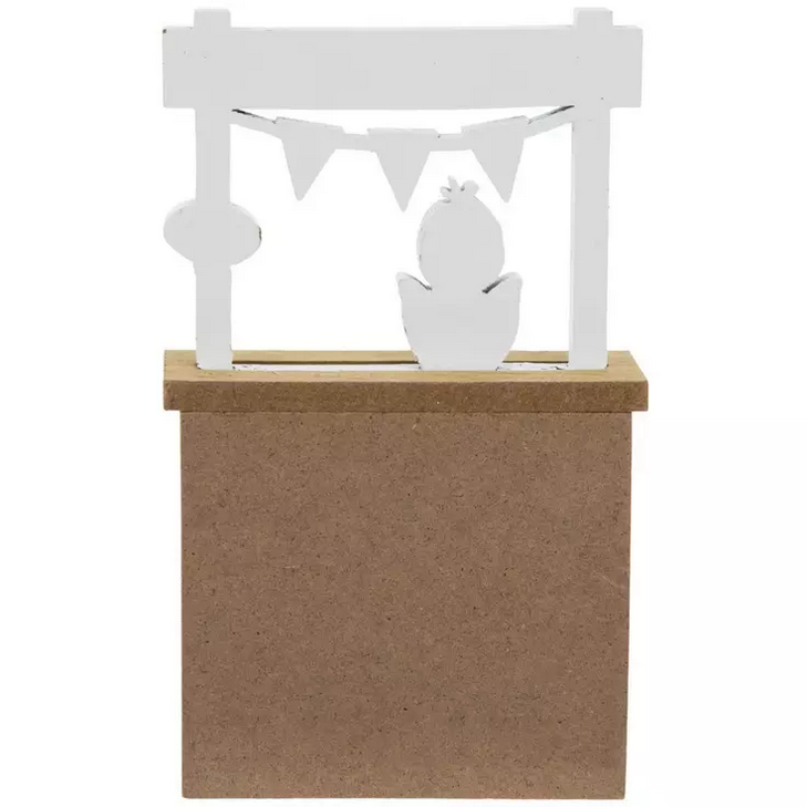 HL Easter Decor - Mini Tabletop Tier Tray Cheep Chick Booth