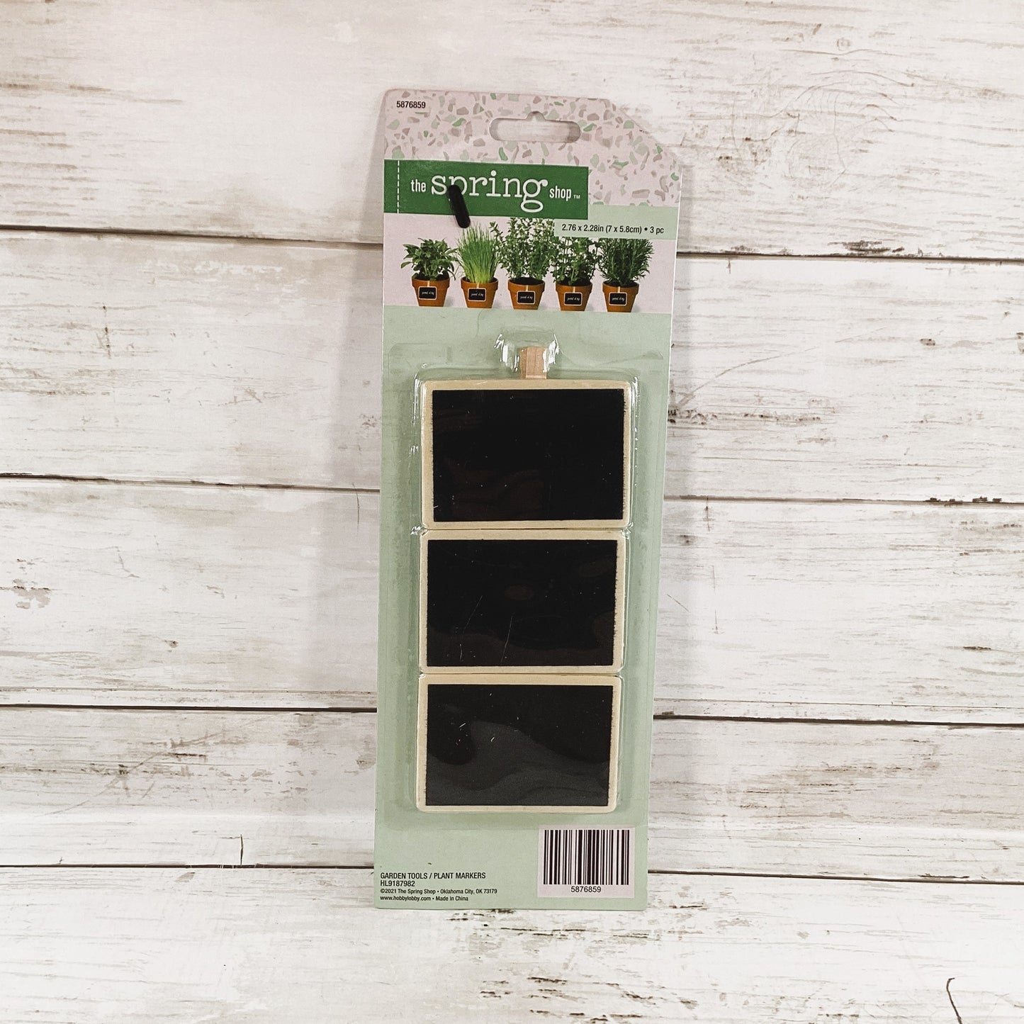 HL Home Decor - Small Plant Markers Rectangle Signs 3pc Set