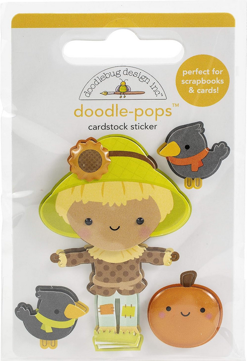 Doodlebug Pop Craft - Hay There & Sunflower 3-D Embellishments 11pc Set