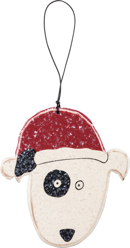 PBK Christmas Decor - Wood Puppy Dog Ornament