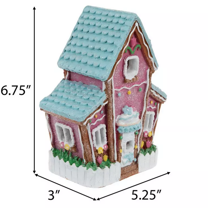 HL Easter Decor - Light Up Led Gingerbread House