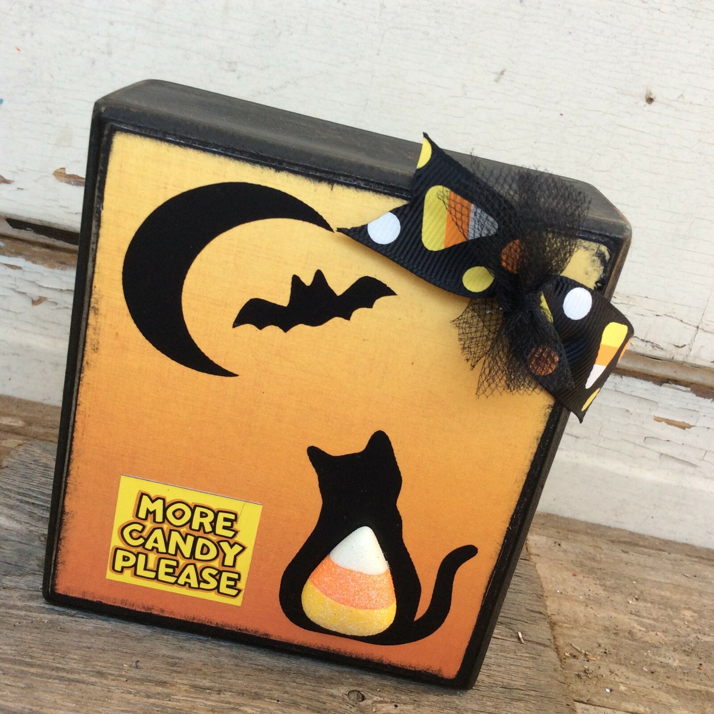 AGD Halloween Decor - Howl-O- Ween Dog Cat Box Signs 2pc Set