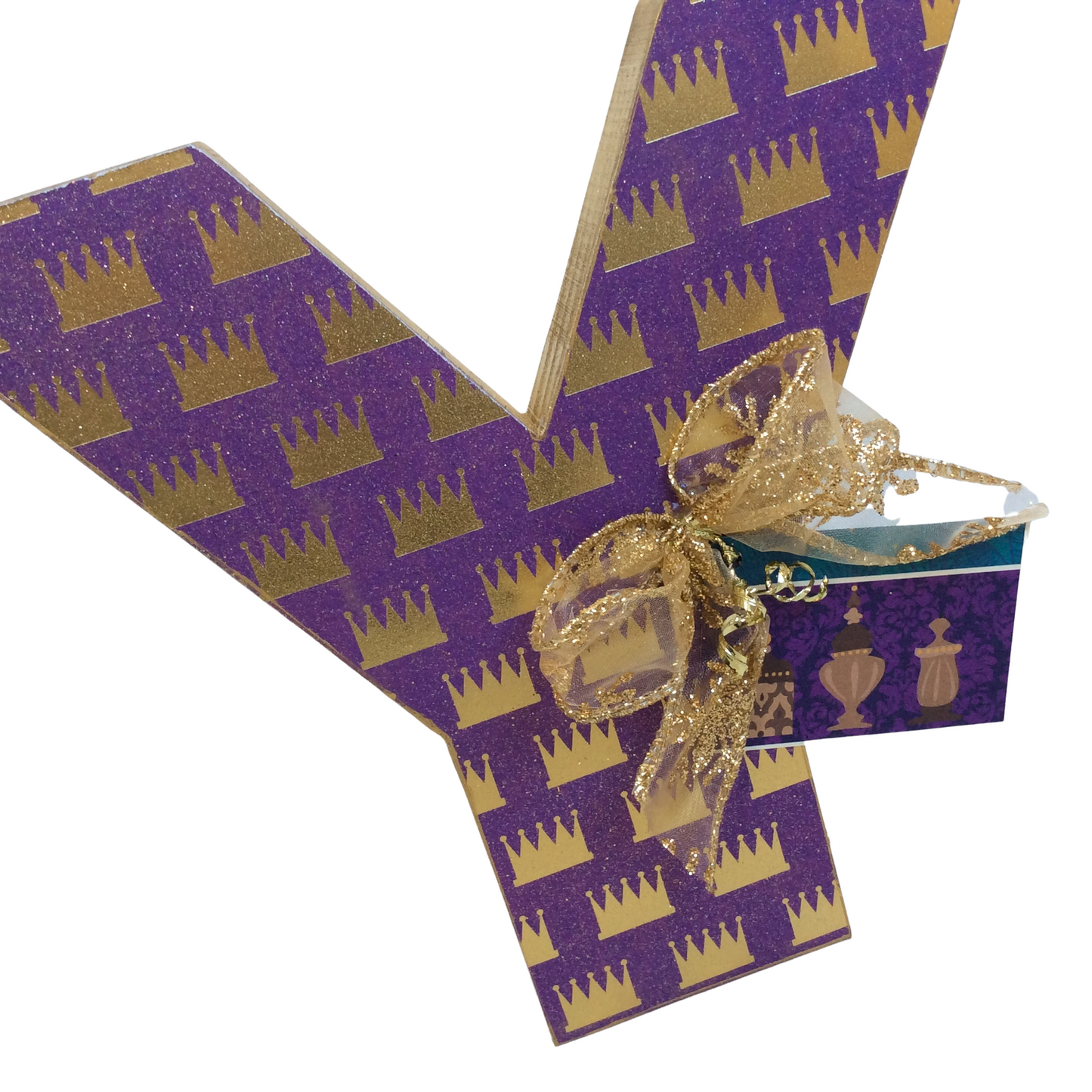 AGD Christmas Decor - Jewel Nativity Chunky Joy Letters Tabletop Sign