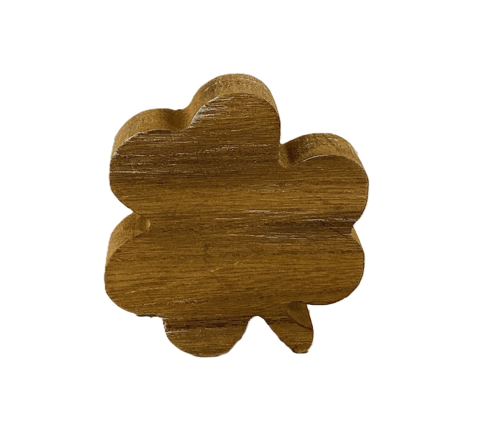 CP St Patricks Day - MDF Wood Primitive Natural Clover Shamrock 3pc Set