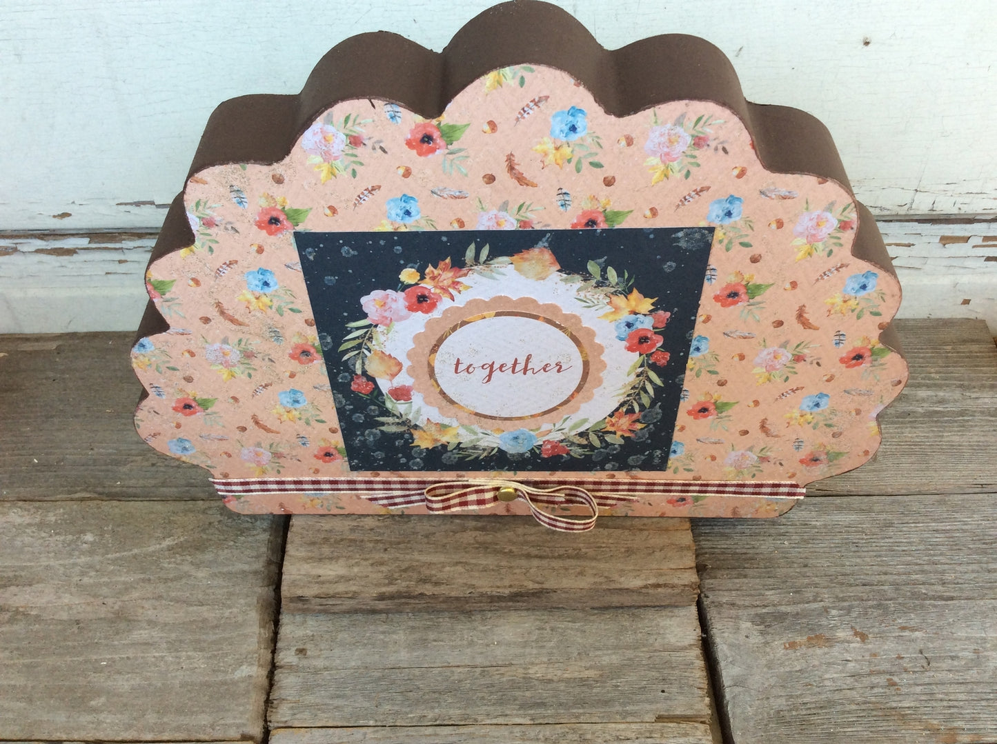 AGD Fall Decor -  Reversible Harvest Give Thanks Chunky Wood Sign