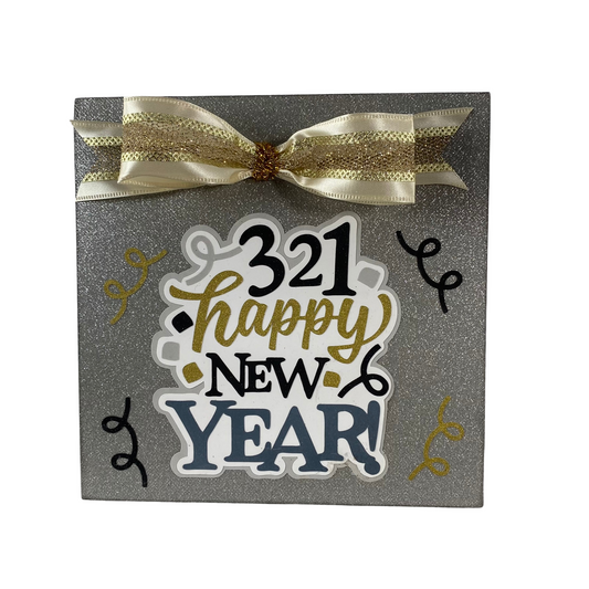 AGD New Years Decor - Countdown 3 2 1 New Years Eve Easel Display