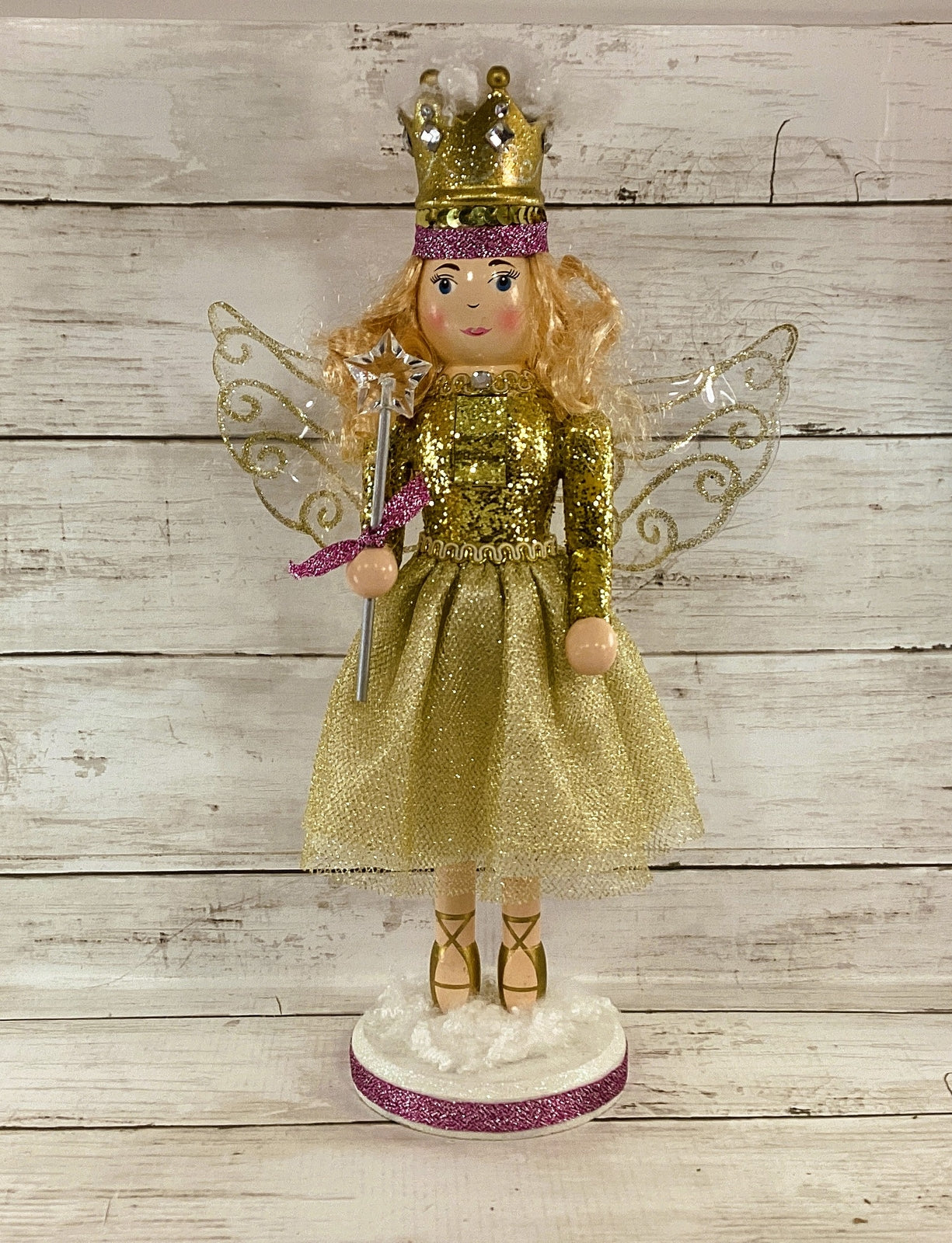 AGD Christmas Decor - Joy to the World Sisal Tree Nutcracker Ballerina 5pc