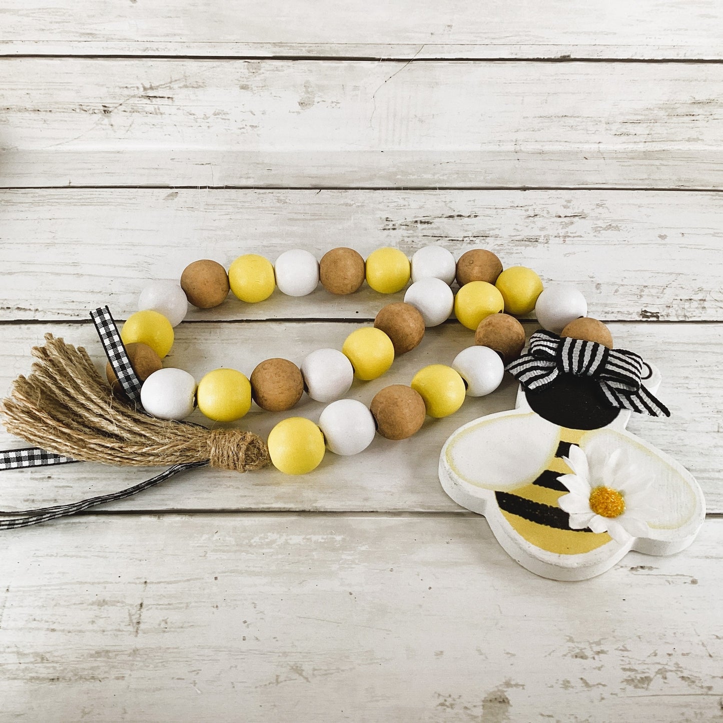 AGD Spring Decor - Summer Bee Theme Tier Tray Decor 4pc Set