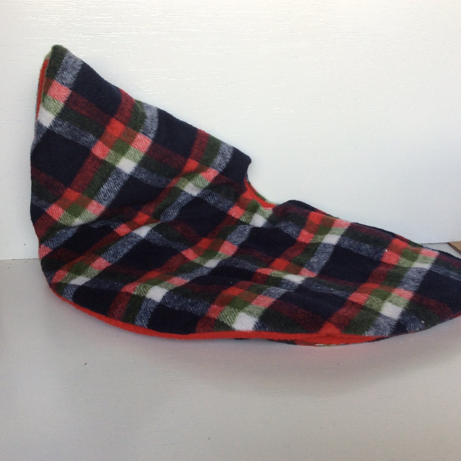 HL Christmas Tree Skirt - Small Traditional Flannel Plaid 18-inch