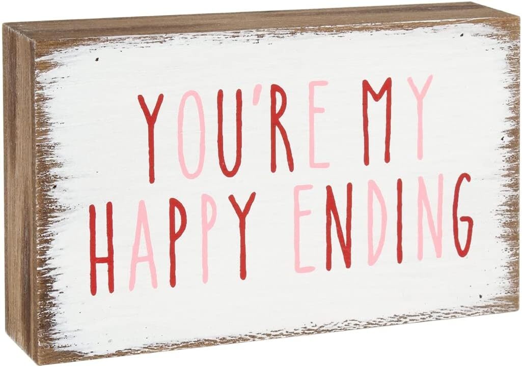 CP Valetines St Patricks Decor - Ending Pinch Reversible Sm block Sign