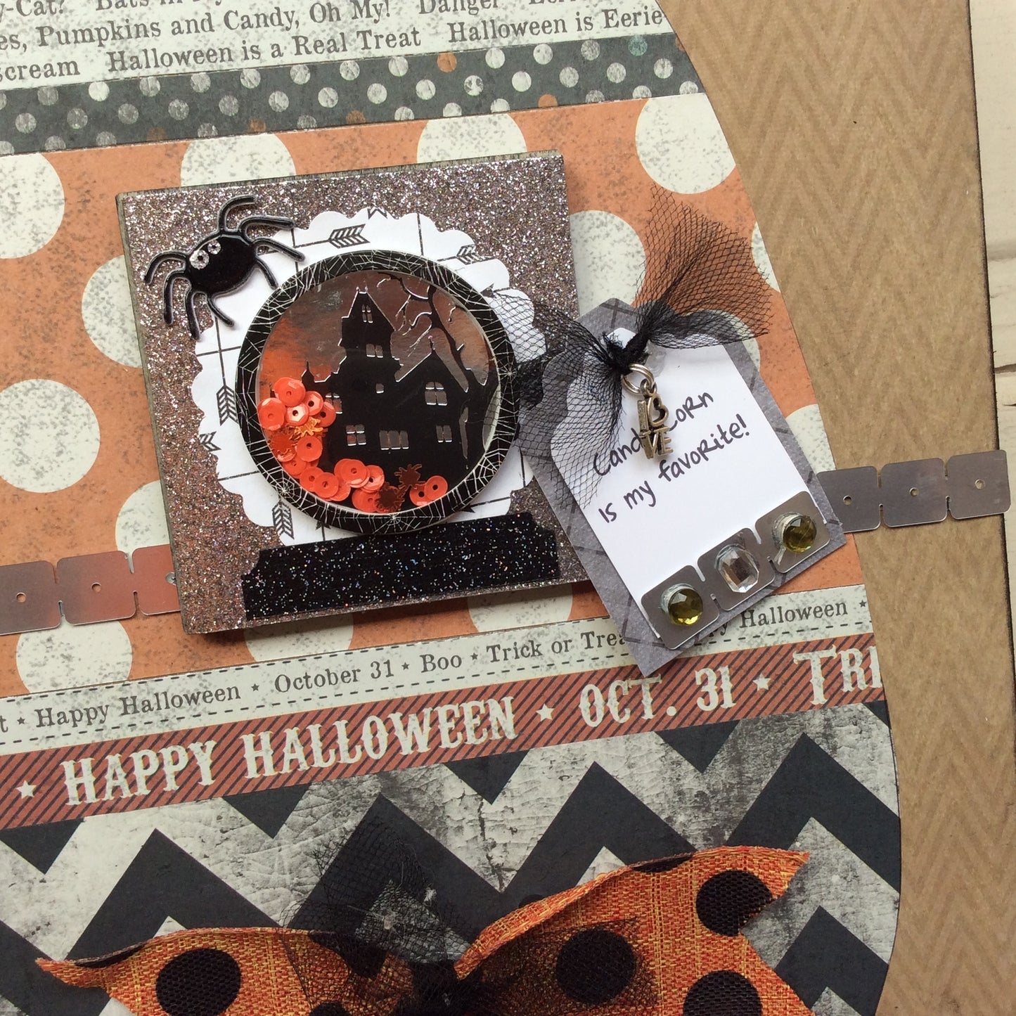 AGD Halloween Decor - Candy Corn My Favorite Box Sign