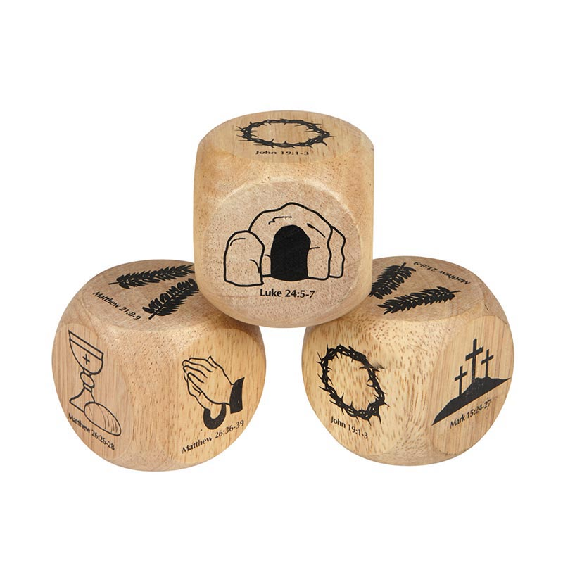 Autom Easter Decor - Large Easter Scripture Cube 2.25-inch 1-pc