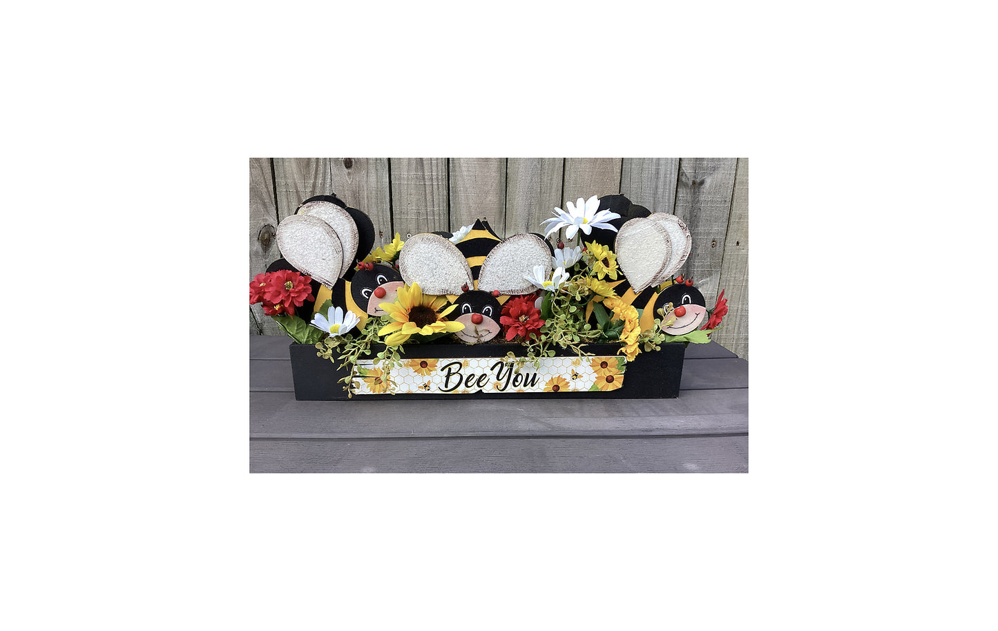 AGD Spring Decor - Summer Bee You Grateful Reversible Floral Display