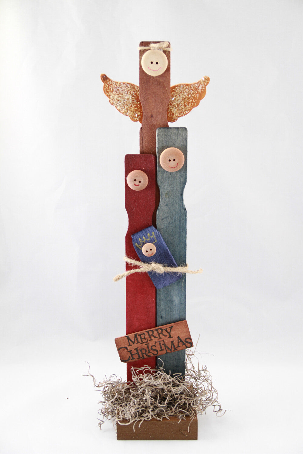 AGD CHRISTmas Decor - Prim Wood Merry Christmas #PSN-06