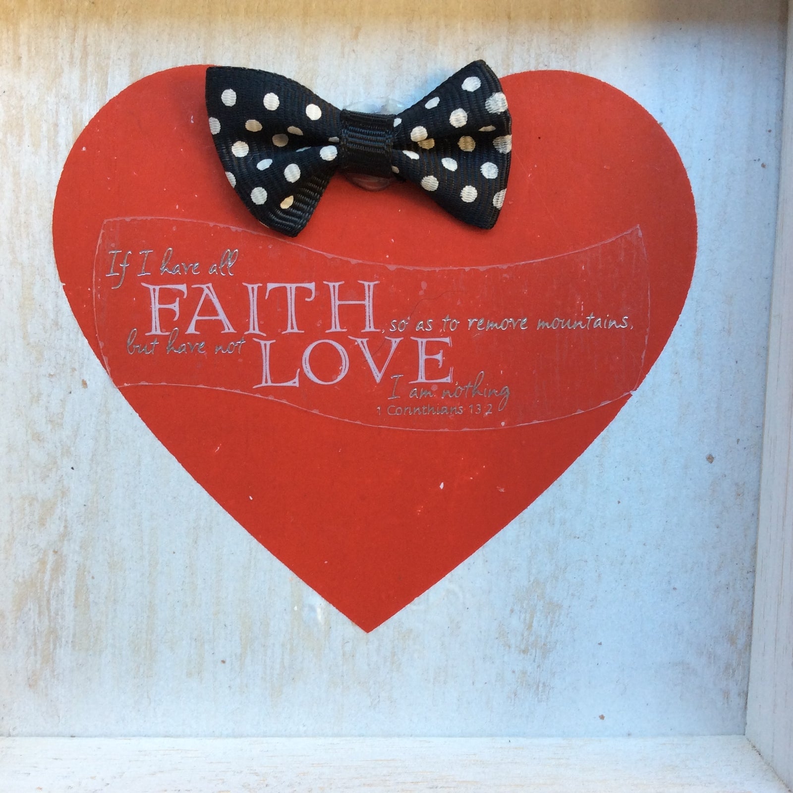 AGD Valentines Decor - Bible Scripture Verse Box Signs 3pc Set