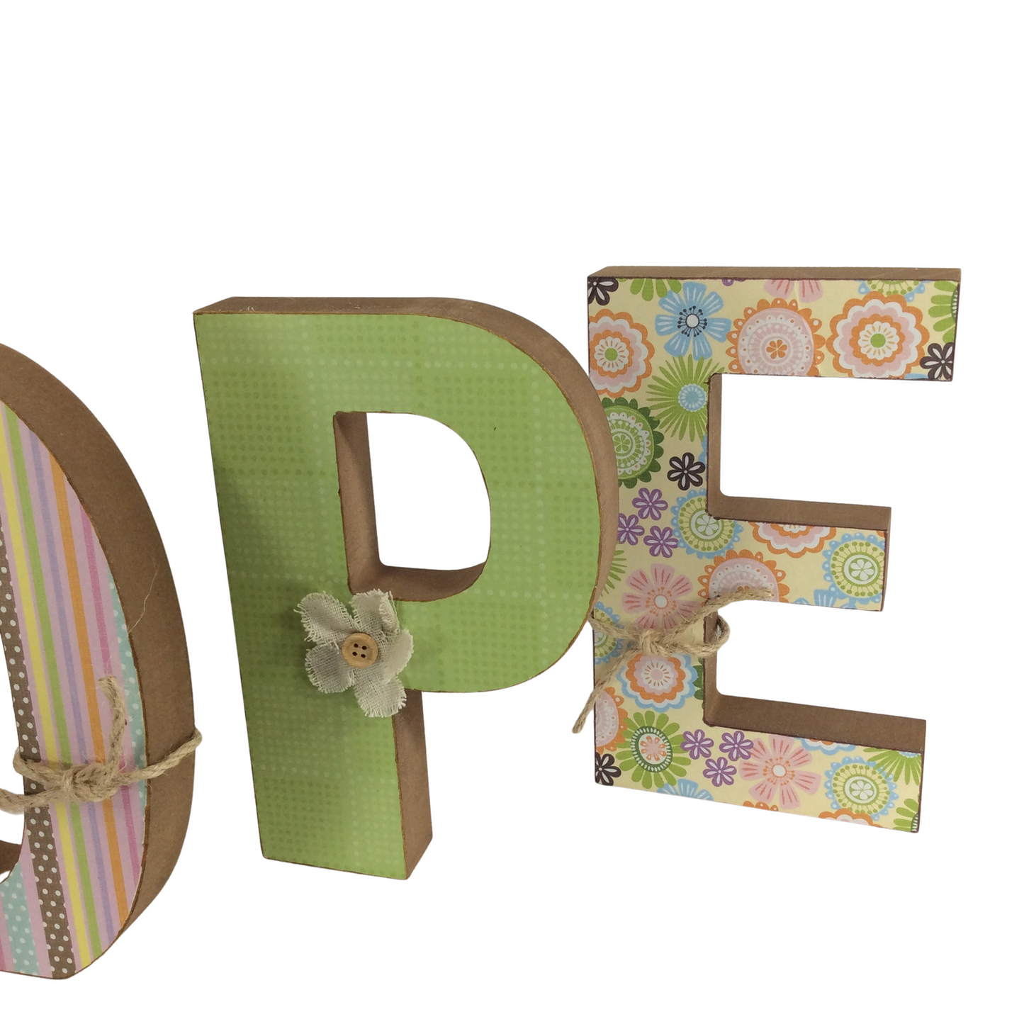 AGD Easter Decor - Chunky HOPE Letters Display