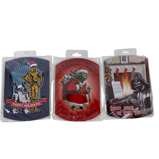 HL Christmas Decor - Star Wars Theme Magnets 3pc Set