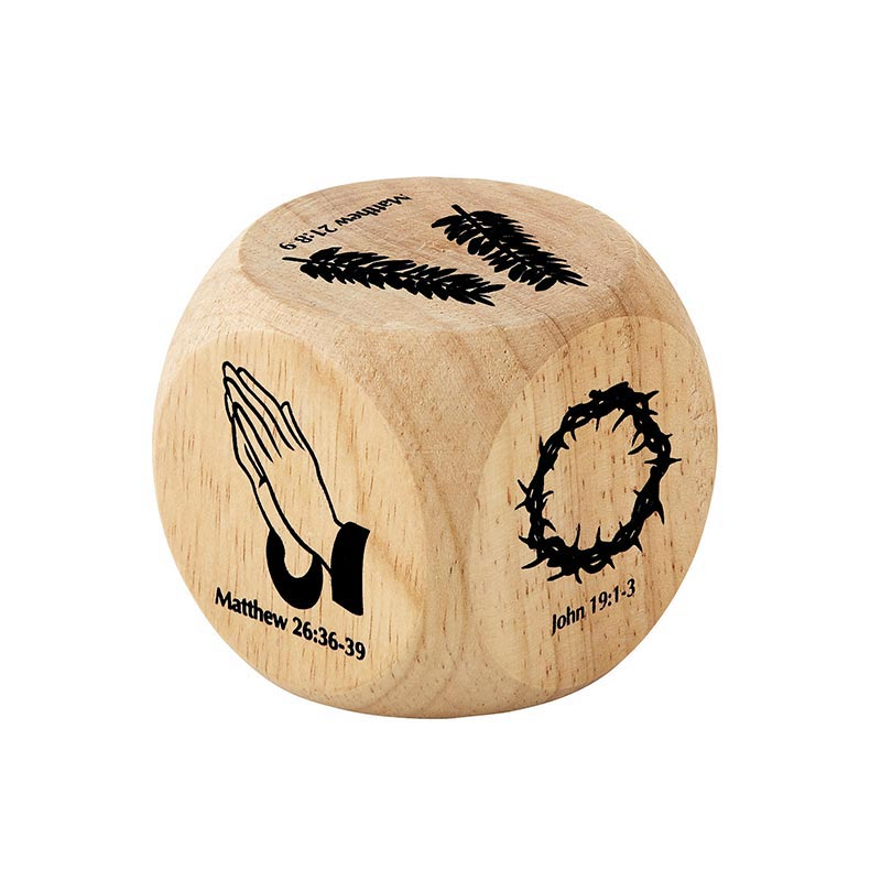 Autom Easter Decor - Large Easter Scripture Cube 2.25-inch 1-pc