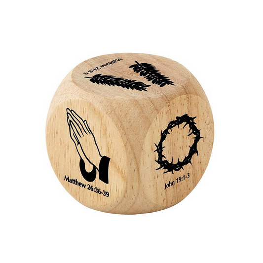 Autom Easter Decor - Large Easter Scripture Cube 2.25-inch 1-pc