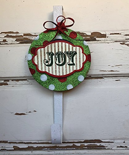 AGD Christmas Decor - Designer JOY Bulb Wreath Door Hanger