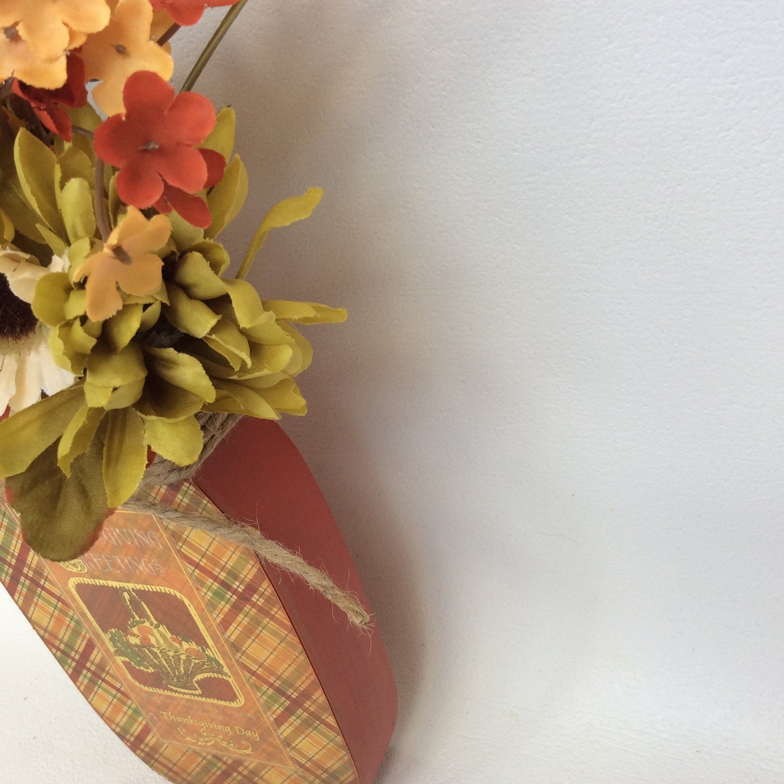 AGD Fall Decor - Thanksgiving Day Greetings Wood Mason Jar Display