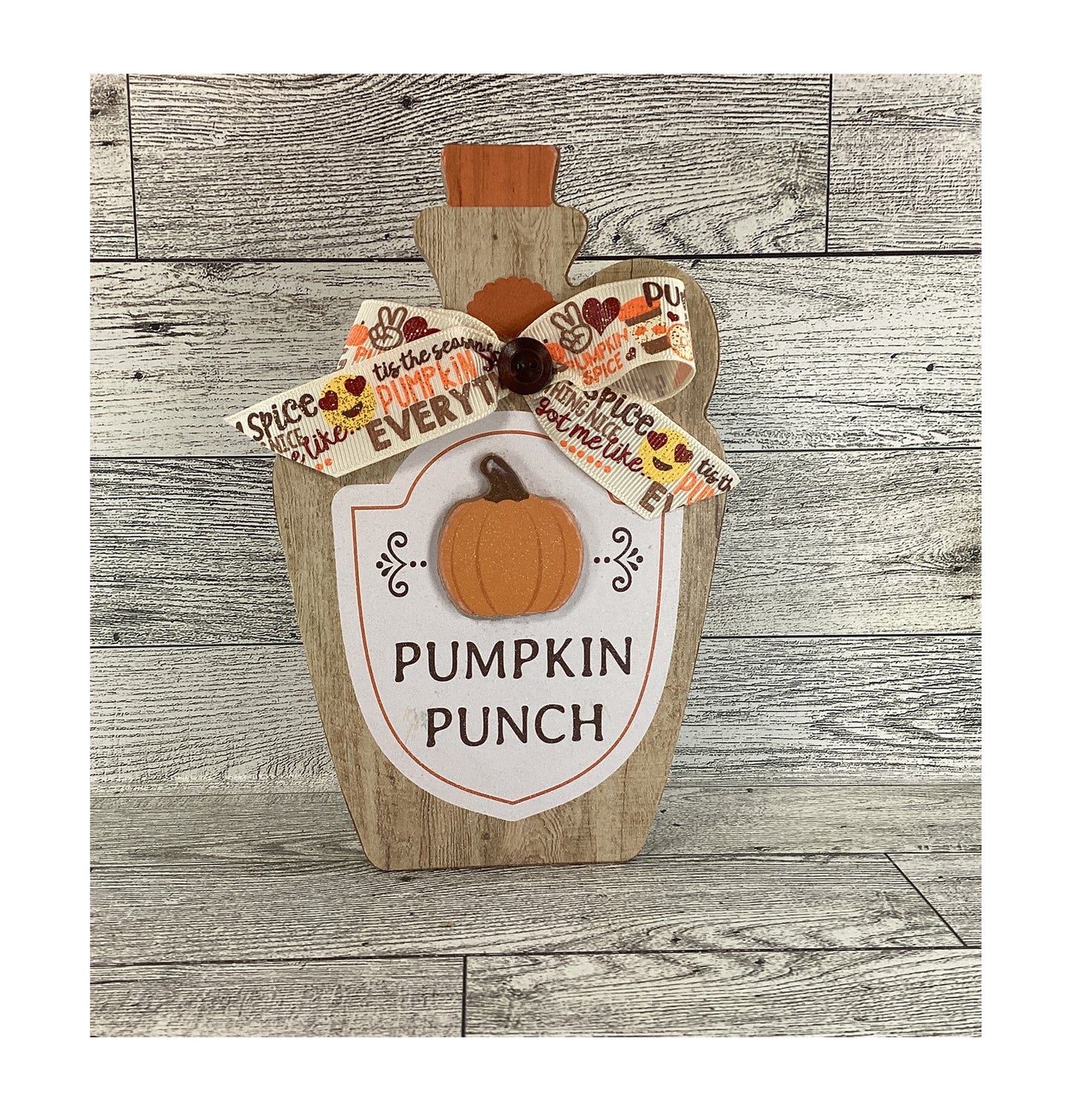AGD Fall Decor - Pumpkin Cider Punch Jar Tier Tray