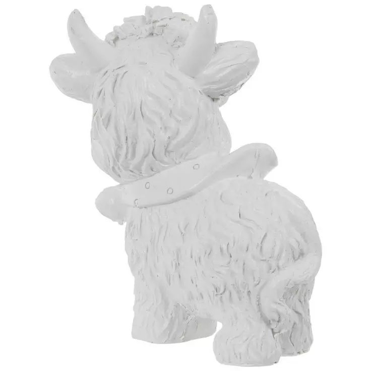 HL Craft Supply - DIY Unfinished Adorable Resin Highland Cows 3pc Set
