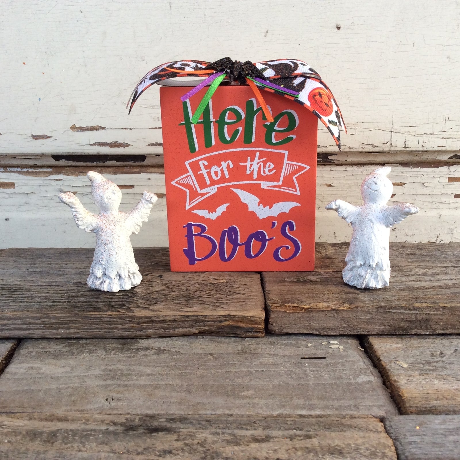 AGD Halloween Decor - Here for the Boos Ghost Bundle 3pc Set