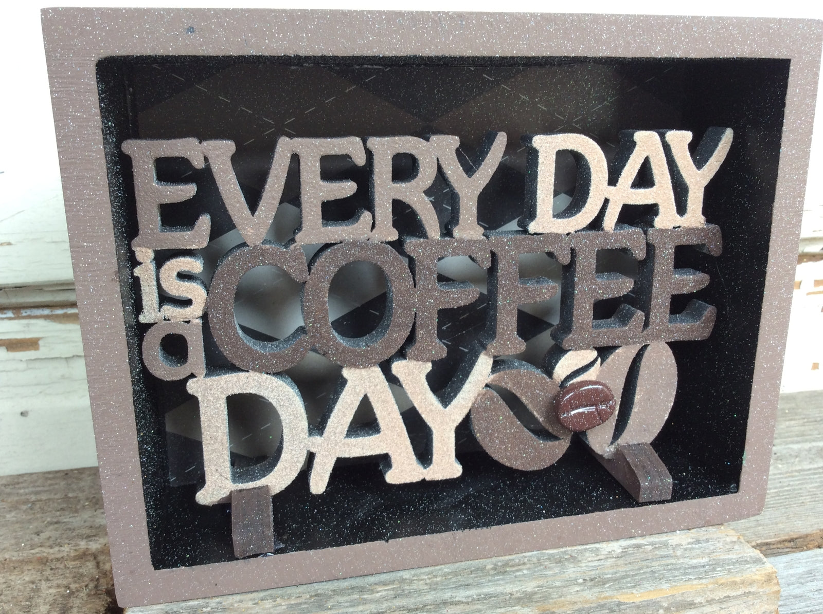 AGD Home Decor - Everyday is a Coffee Day Box Sign