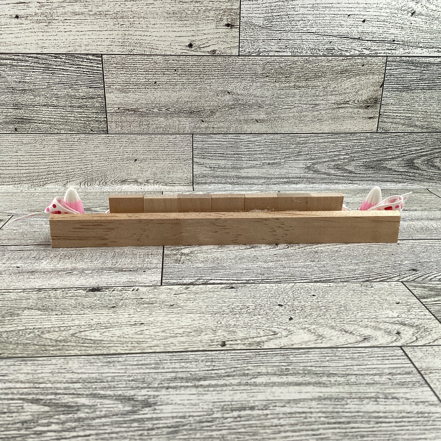 AGD Valentines Decor - Be Mine Wood Scrabble Tile Tier Tray Decor