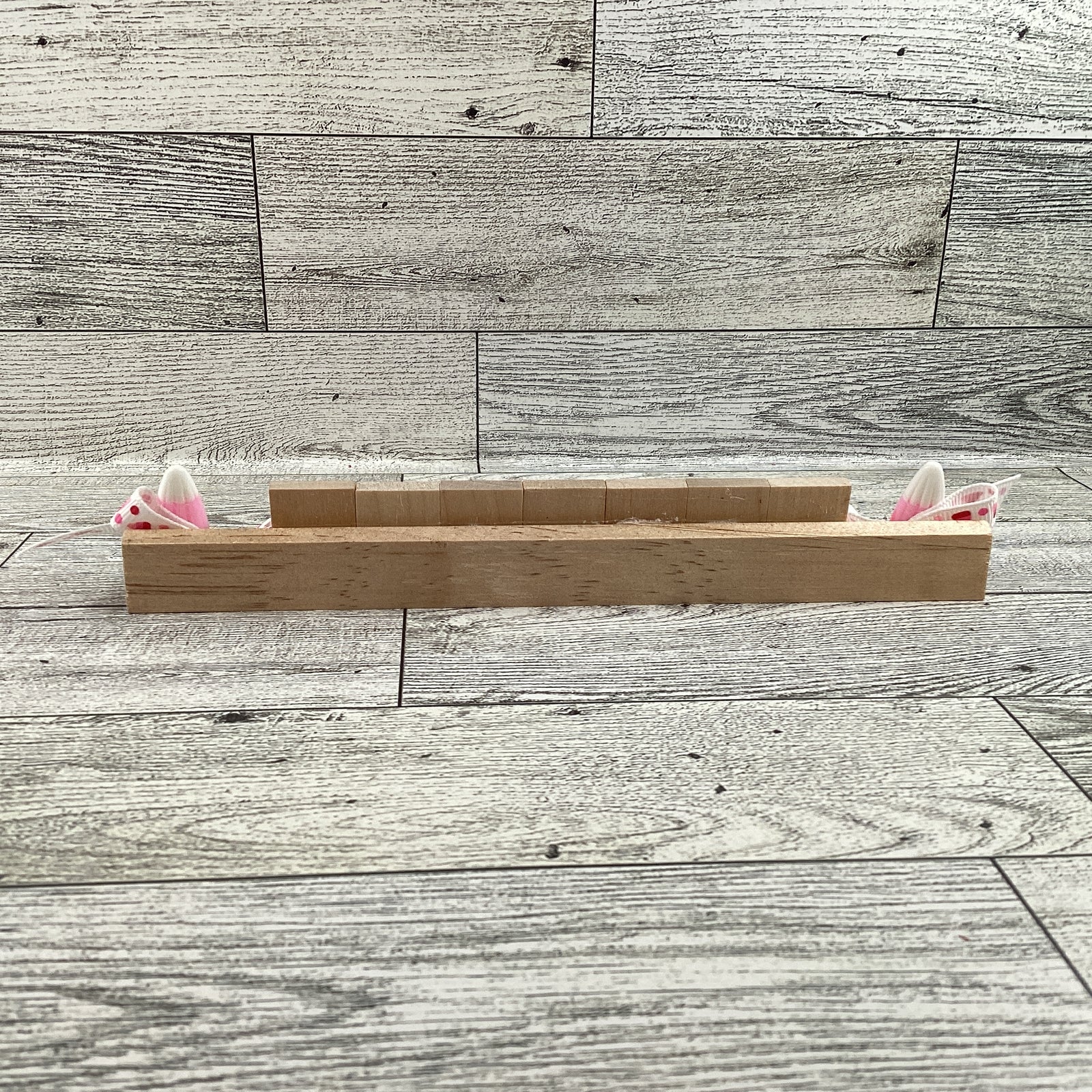 AGD Valentines Decor - Be Mine Wood Scrabble Tile Tier Tray Decor