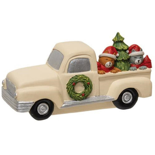 BB Christmas Decor - Vintage Truck with KItty Cats