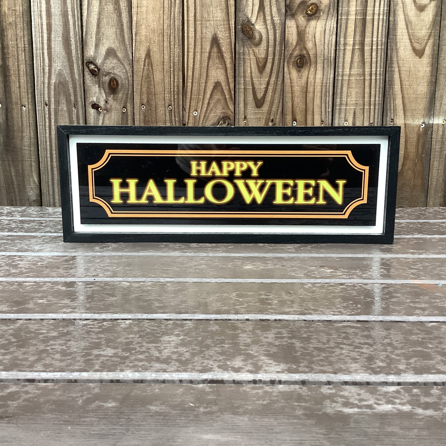 Michaels Halloween Decor - Happy Halloween Acrylic Wood Sign