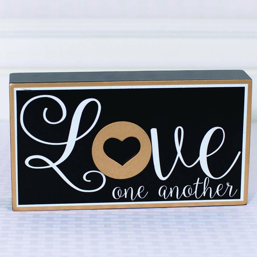 Adams Home Decor - Love One Another Valentines Box Sitter